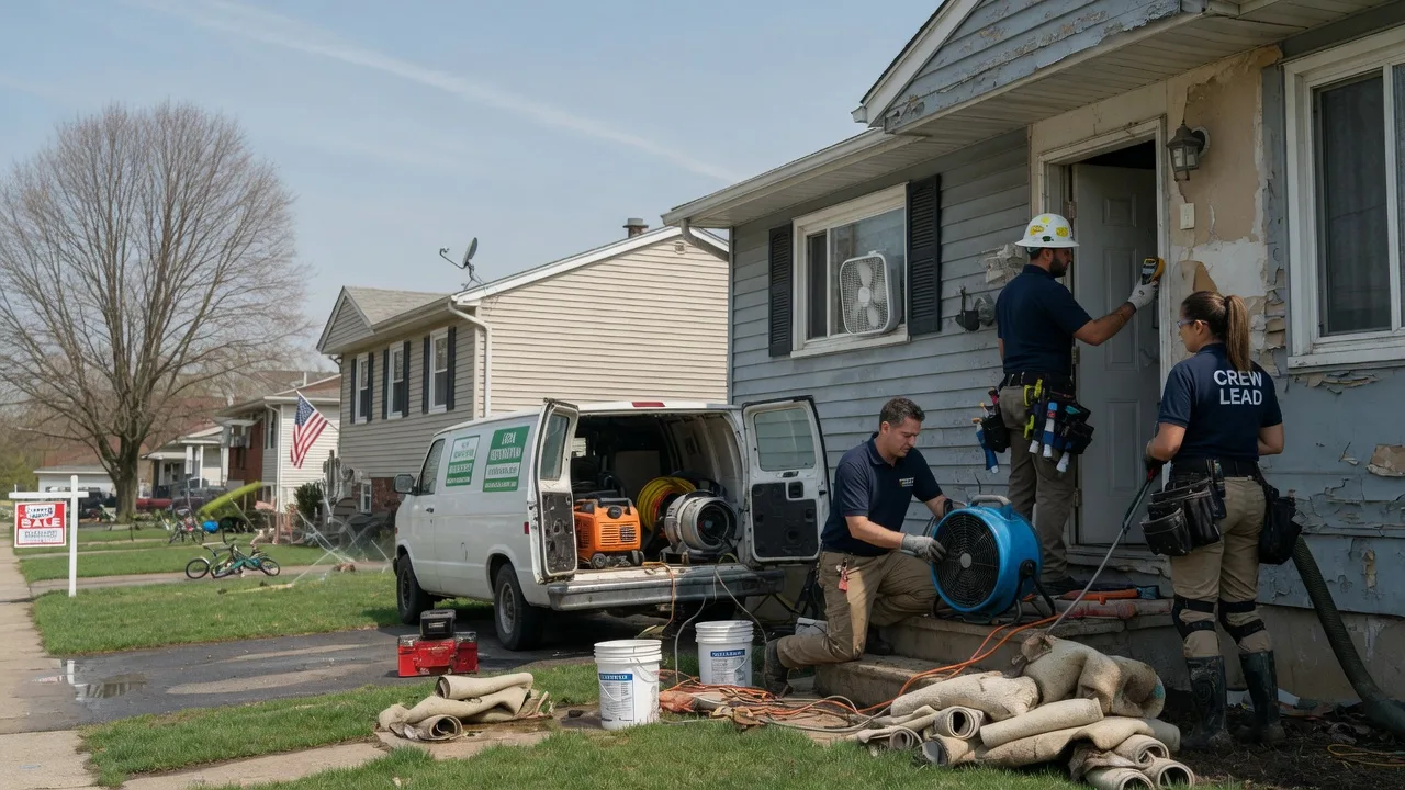 Flood Cleanup in Cowlesville, NY near me