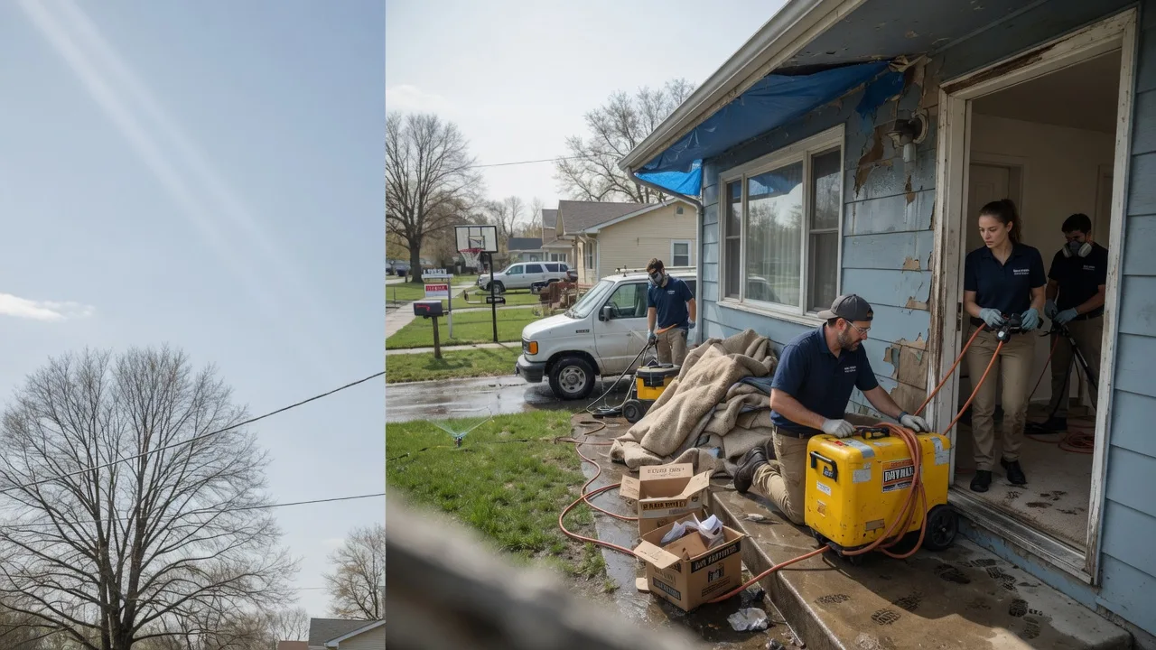 Basement Flood Cleanup in Cowlesville, NY near me